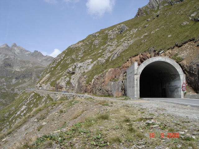 Abfahrt Gavia Pass